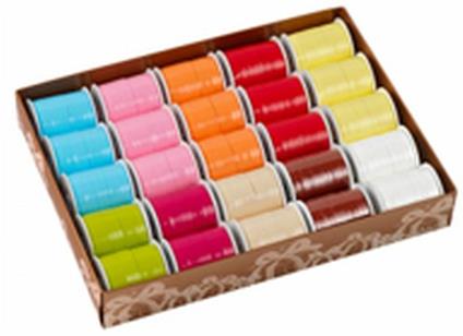 Nastrino Laccato 10 Metri Mm.10 Pezzi 25 Colori Assortiti