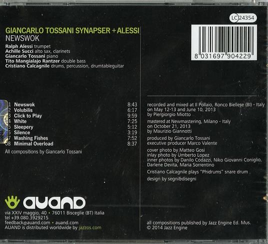 Newswok - CD Audio di Ralph Alessi,Giancarlo Tossani - 2