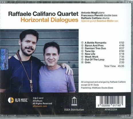 Horizontal Dialogues - CD Audio di Raffaele Califano - 2