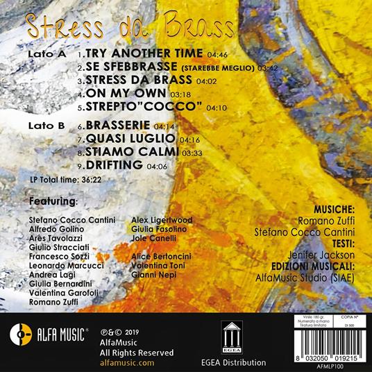 Stress Da Brass (Limited) - Vinile LP di Stefano Cantini - 2