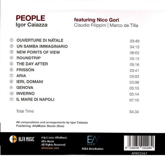 People - CD Audio di Igor Caiazza - 2