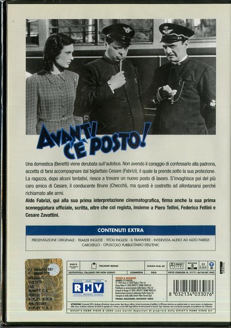 Avanti c'è posto di Mario Bonnard - DVD - 2