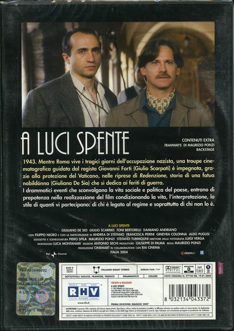 A luci spente di Maurizio Ponzi - DVD - 2