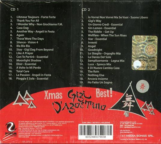 Xmas Best! The Essential (+ magazine) - CD Audio di Gigi D'Agostino - 2