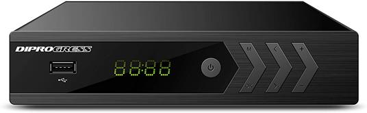 DiProgress DPT220HD Decoder Digitale Terrestre DVB-T2 Doppio Tuner, Nero -  DIPROGRESS - TV e Home Cinema, Audio e Hi-Fi | IBS