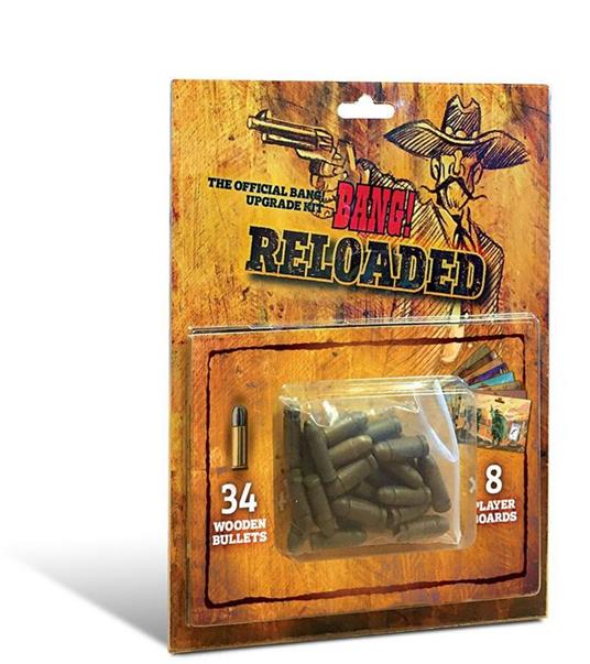 Bang!. Reloaded. Set Plance + Segnalini Di Legno - dV Giochi - Quiz e  Trivia - Giocattoli