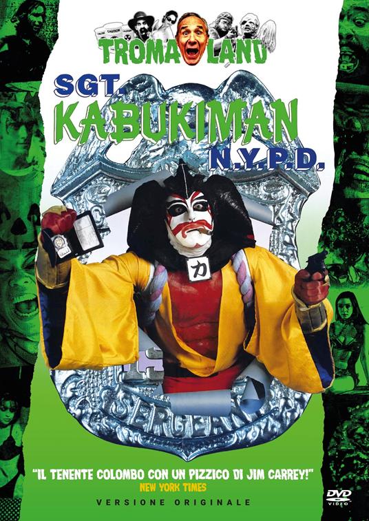 Sgt. Kabukiman N.Y.P.D. (DVD) di Michael Herz,Lloyd Kaufman - DVD