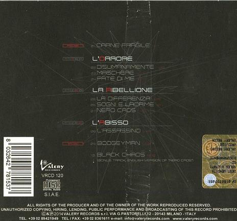 Disumanamente - CD Audio di La Menade - 2