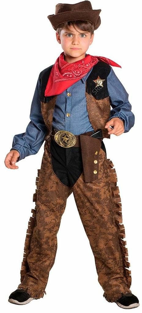 Costume CowBoy 5-6 Anni - 61230 - Carnaval Queen - Carnevale - Giocattoli |  IBS