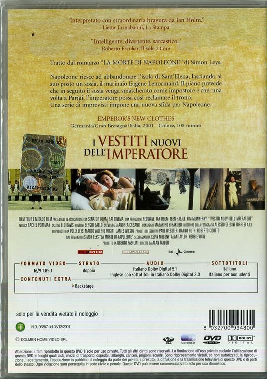 I vestiti nuovi dell'imperatore di Alan Taylor - DVD - 2