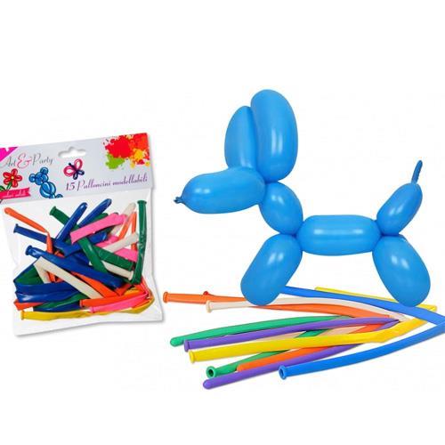 Palloncini Modellabili 100 Cm Colori Assortiti 15 Pezzi - Bakaji - Idee  regalo | IBS