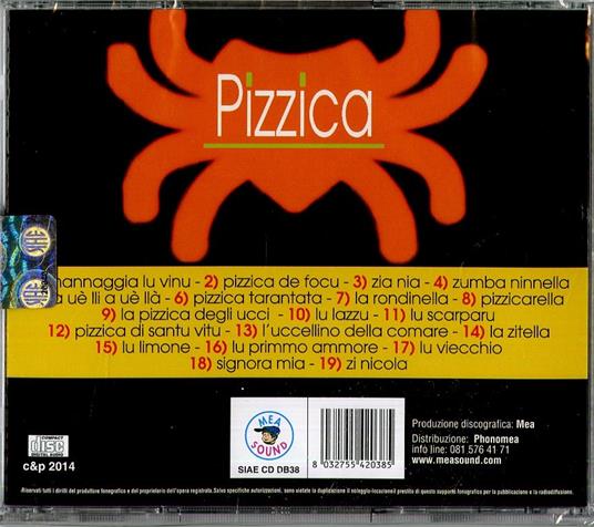 La Pizzica. Folk Pugliese - CD Audio - 2