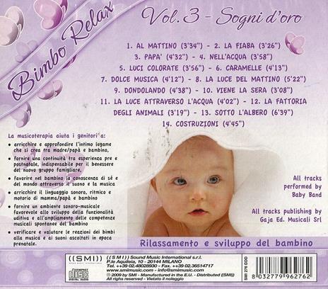 Bimbo Relax vol.3: Sogni d'oro - CD Audio - 2