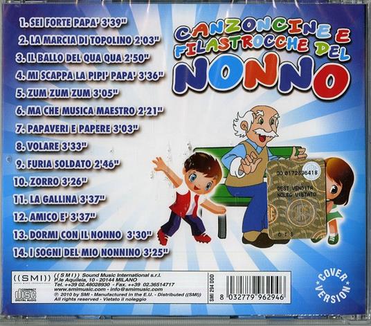 Canzoncine e Filastrocche Del Nonno - CD Audio - 2
