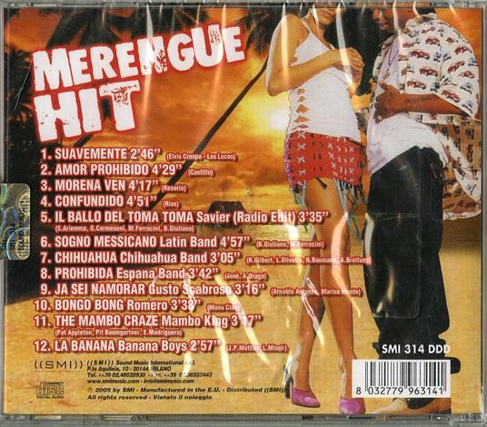 Merengue Hit - CD Audio - 2