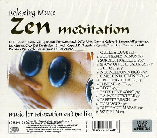 Relaxing Music. Zen - CD Audio - 2