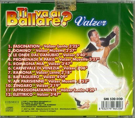 Ti va di ballare? Valzer - CD Audio - 2