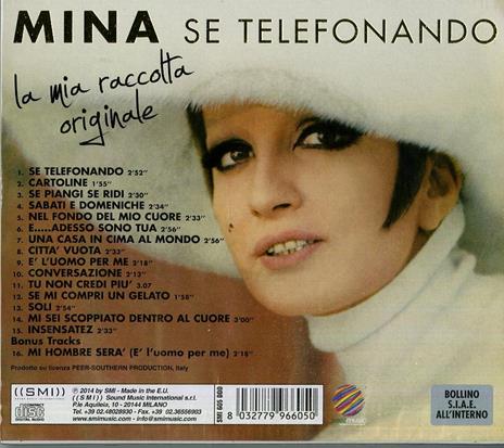 Se telefonando - CD Audio di Mina - 2