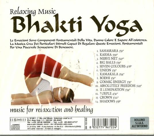 Relaxing Music. Bhakti Yoga - CD Audio - 2