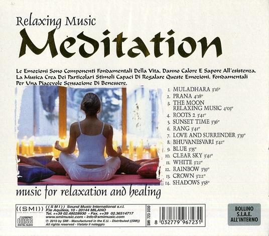 Relaxing Music. Meditation - CD Audio - 2