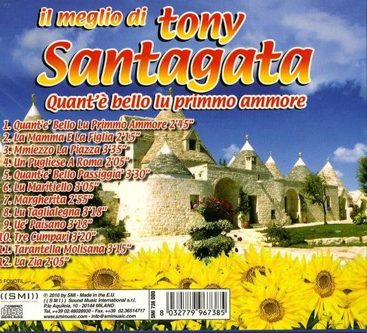 I Successi - CD Audio di Tony Santagata - 2
