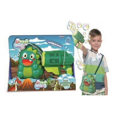 Zainetto Con Pistola Sparabolle 150 Ml Dinosauro