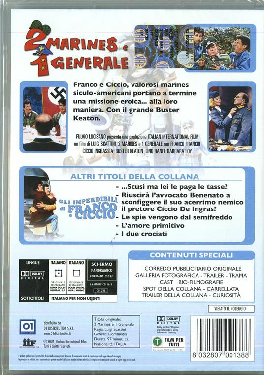 Due marines e un generale di Luigi Scattini - DVD - 2