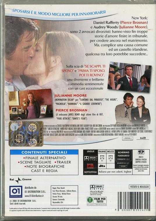 Laws of Attraction. Matrimonio in appello - DVD - Film di Peter Howitt  Commedia | IBS
