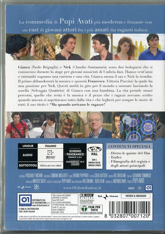 Ma quando arrivano le ragazze? di Pupi Avati - DVD - 2