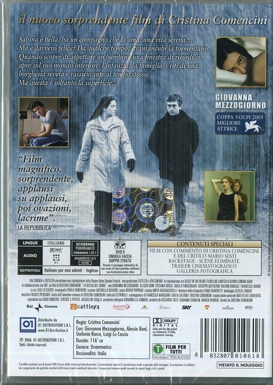 La bestia nel cuore - DVD - Film di Cristina Comencini Drammatico | IBS