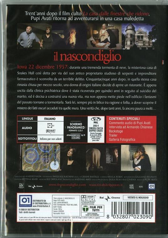 Il nascondiglio di Pupi Avati - DVD - 2