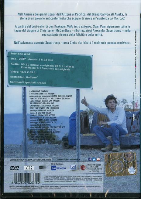 Into the Wild. Nelle terre selvagge - Blu-ray - Film di Sean Penn