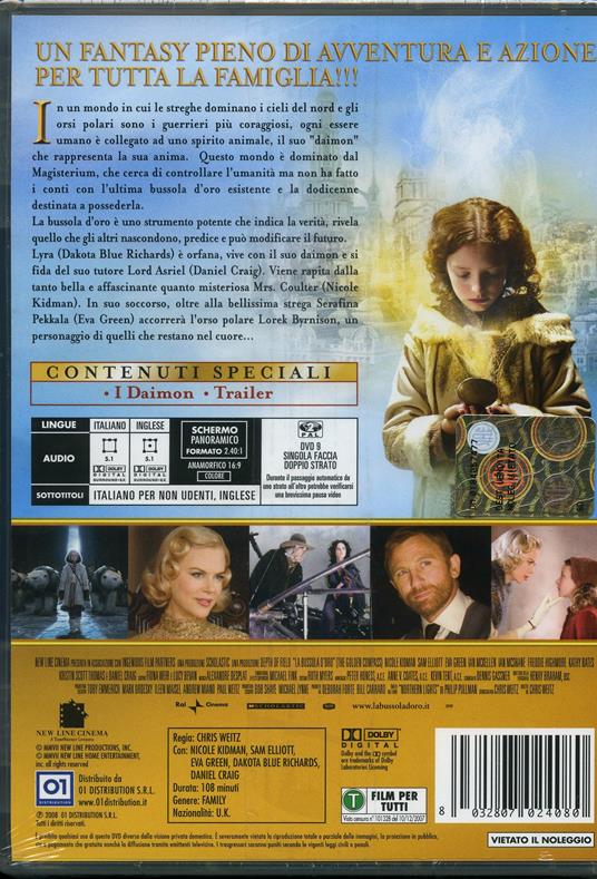 La bussola d'oro (1 DVD) - DVD - Film di Chris Weitz Avventura | IBS