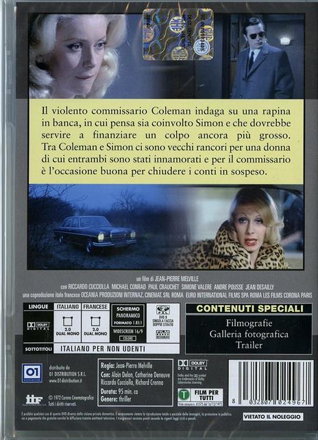 Notte sulla città di Jean-Pierre Melville - DVD - 2