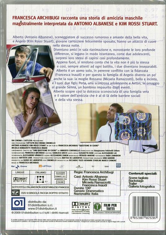 Questione di cuore di Francesca Archibugi - DVD - 2