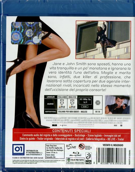 Mr. & Mrs. Smith di Doug Liman - Blu-ray - 2