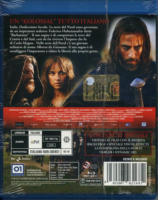 Barbarossa - Blu-ray - Film di Renzo Martinelli Drammatico | IBS