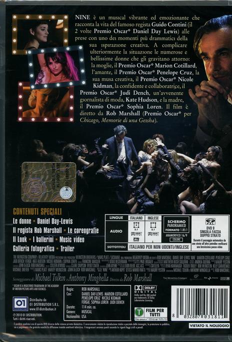 Nine di Rob Marshall - DVD - 2