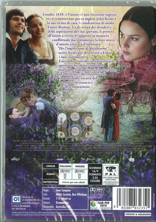 Bright Star di Jane Campion - DVD - 2