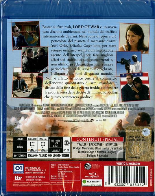 Lord of War di Andrew Niccol - Blu-ray - 2