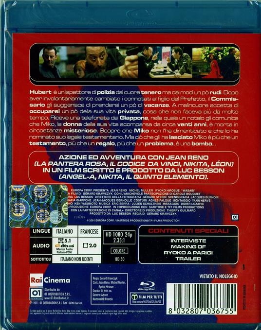 Wasabi - Blu-ray - Film di Gerard Krawczyk Avventura | IBS