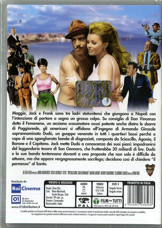 Operazione San Gennaro di Dino Risi - DVD - 2