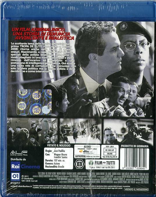 Tropa de elite 2 (Blu-ray) di Josè Padilha - Blu-ray - 2