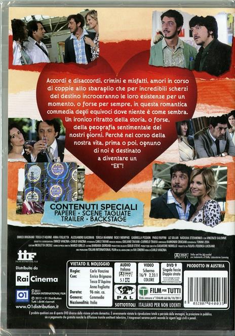 Ex. Amici come prima - DVD - Film di Carlo Vanzina Commedia | IBS