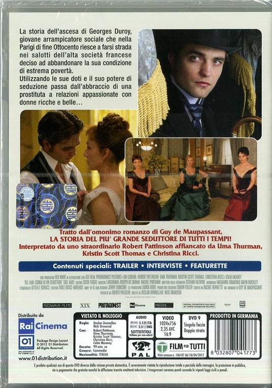 Bel Ami. Storia di un seduttore di Declan Donnellan,Nick Ormerod - DVD - 2