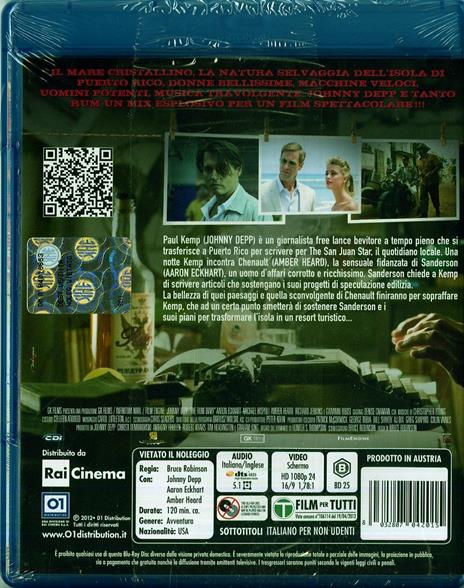 The Rum Diary. Cronache di una passione di Bruce Robinson - Blu-ray - 2