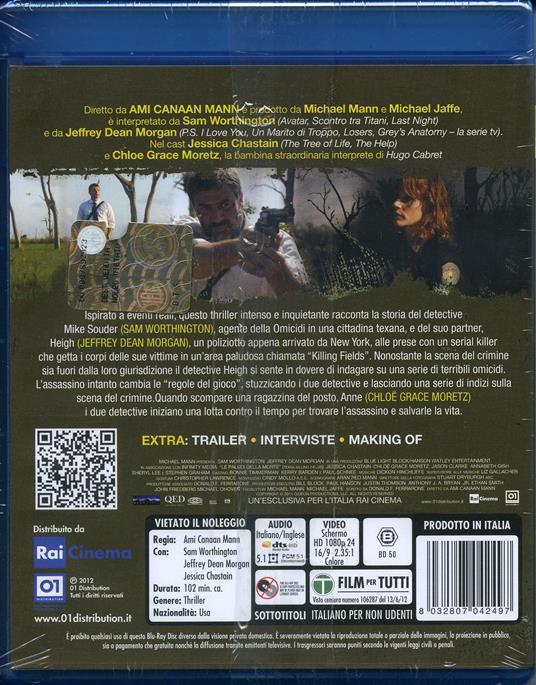 Le paludi della morte. Texas Killing Fields di Ami Canaan Mann - Blu-ray - 2