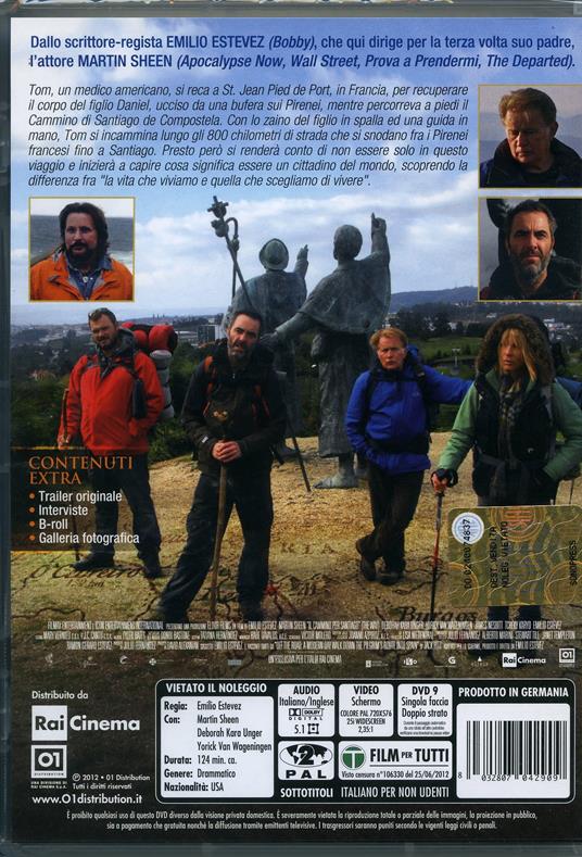 Il cammino per Santiago (DVD) - DVD - Film di Emilio Estevez Drammatico |  IBS