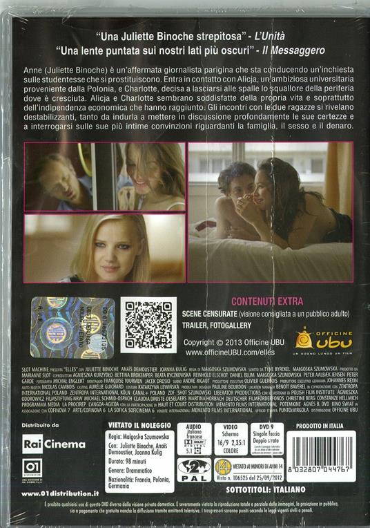 Elles di Malgorzata Szumowska - DVD - 2