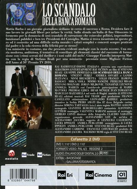 Lo scandalo della Banca di Roma (2 DVD) di Stefano Reali - DVD - 2